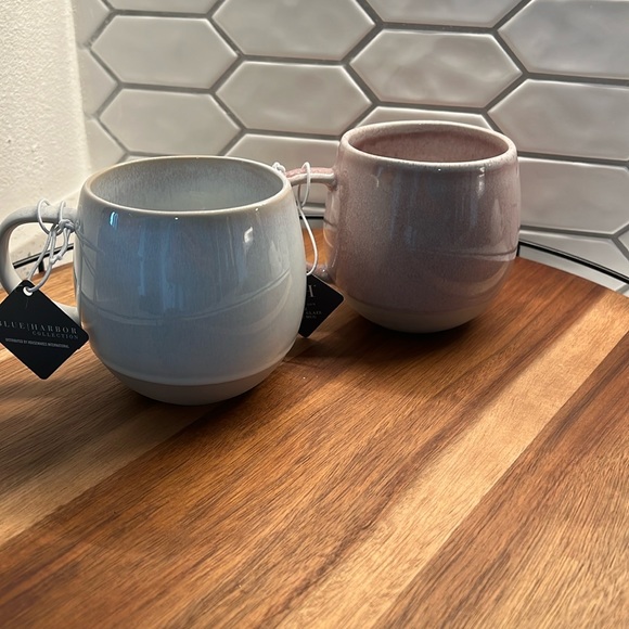 NEW Set of 2 Reactive Glaze mugs from Blue Harbor - Picture 2 of 14